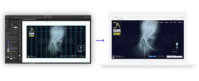 Diseño de PSD a HTML