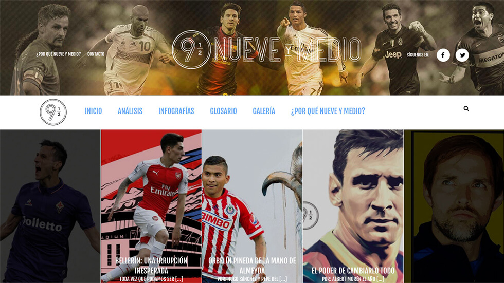 Diseño web El 9 y medio